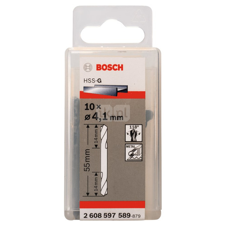 Wiertła dwustronne 4,1x55 10 szt.