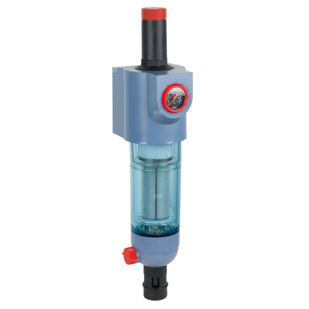 Filtr z płukaniem wstecznym i regulatorem ciśnienia, 2", siatka 100 mikronów, bez złączy gwintowanych - łącznika obrotowego, bezołowiowy