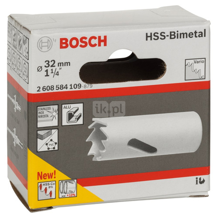 Piła otwornica HSS-Bimetal do adapterów standardowych 32 mm