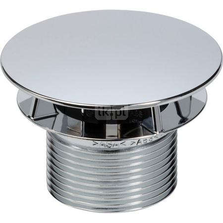 Kołpak przeznaczenie: komplet odpływowo-przelewowy, wyposażenie, Górna część zaworu, nr wzoru 5420.21 wykonanie: chromowane