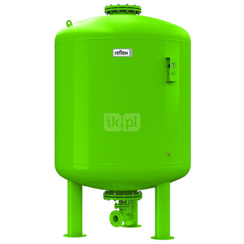Naczynie wzbiorcze REFLEX Refix DT, pojemność 3000 l, 16 bar / 70'C, kolor zielony, do instalacji C.W.U.