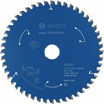 Ostrze do piły tarczowej bezprzewodowej Expert for Aluminium 140 x 1,8 / 1,3 x 20 T48