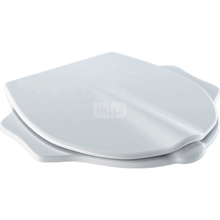 Deska sedesowa wolnoopadająca GEBERIT Bambini duroplast, kolor: biały, kolor zawiasu: mosiądz chromowany