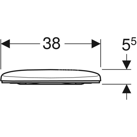 OPTIMA deska sedesowa z tworzywa Duroplast, wolnoopadająca, zawiasy Click2Clean
