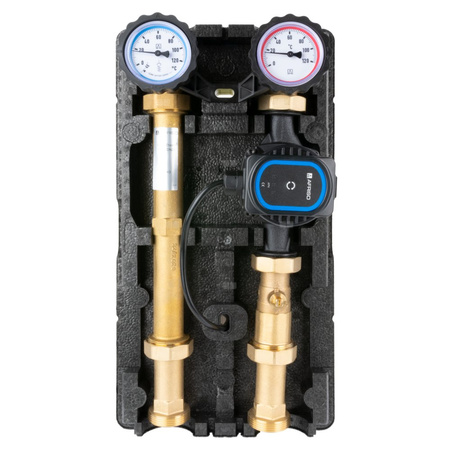 Grupa pompowa AFRISO PrimoTherm 180-1 AP DN 25 AP GZ x GW 1 1/2'' x 1'', z izolacją, z pompą obiegową