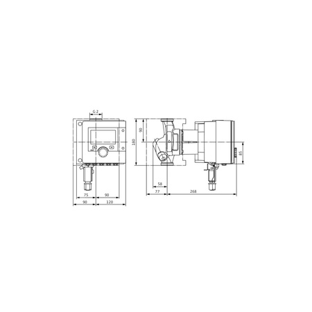 Pompa obiegowa WILO Stratos MAXO-Z 30/0,5-12 PN16 1x230 V 50/60 Hz, PN 16/16bar