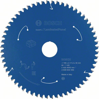 Ostrze do piły tarczowej bezprzewodowej Expert for Laminated Panel 190 x 2,1 / 1,4 x 30 T60
