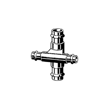 Czwórnik VIEGA 2248 brąz, 18 mm x 15 mm x 18 mm x 15 mm, mz x mz x mz x mz