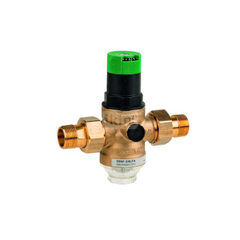 Regulator ciśnienia, ze śrubunkami, 1 1/2", wersja bezołowiowa