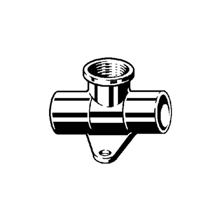 Trójnik VIEGA 94490G brąz 22 mm x 1/2'' x 22 mm (lw x gwm x lw)