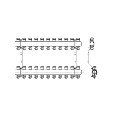 PHA-109A/Z Komplet rozdzielacza 12 obwod.