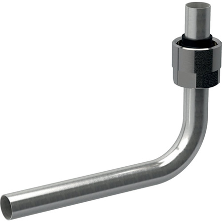 Kolano bose rur metalowych Geberit 90 st. ze śrubunkami przyłączeniowymi do Eurokonus