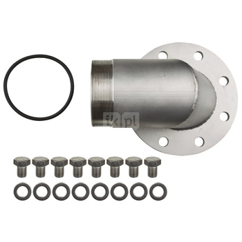 Kolano stal nierdzewna, przył. DN 100 dł.280mm szer.220mm WILO