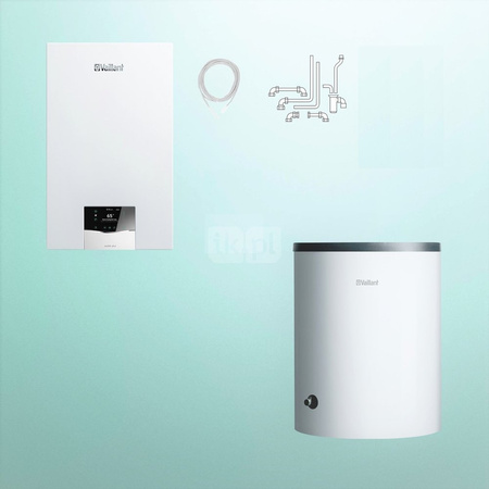 Pakiet - Kocioł gazowy jednofunkcyjny VAILLANT ecoTEC plus VC 30CS/1-5 kondensacyjny wiszący 3.9-33.3 kW + Zasobnik c.w.u VIH R 150/6 B