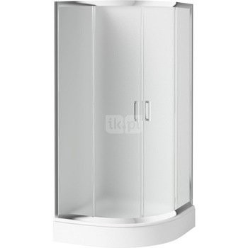 Deante Funkia Kabina półokrągła 90 cm, szkło szronione