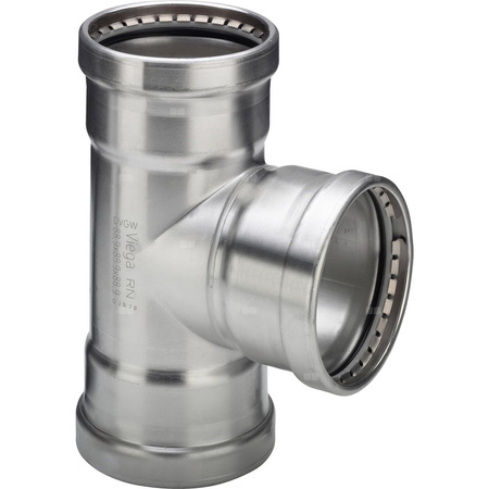 Trójnik VIEGA 2318LF stal nierdzewna 76.1 mm x 76.1 mm x 76.1 mm (mz x mz x mz)