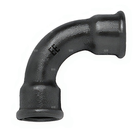 Łuk długi 90' ODLEWNIA ZAWIERCIE G1/15/2 żeliwo (czarne) 3/4'' (GW x GW)