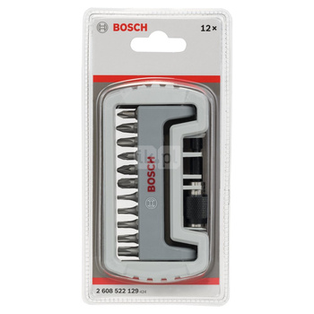 11-częściowy zestaw końcówek wkręcających z uchwytem do końcówek PH1, PH2, PH3, PZ1, PZ2, PZ3, T10, T15, T20, T25, T30, 25 mm