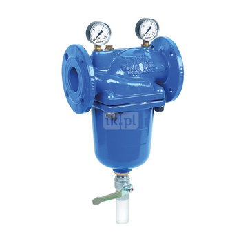 Filtr kołnierzowy, DN100 z siatką 200 mikrometrów