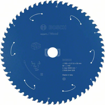 Ostrze do piły tarczowej Expert for Wood do pił bezprzewodowych 305 x 2,2/1,6 x 30 T60