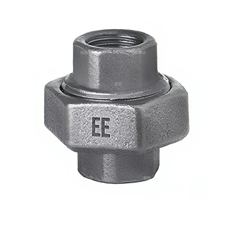 Śrubunek ODLEWNIA ZAWIERCIE U11/54/340 żeliwo (ocynk) 1 1/2'' (GW x GW)