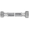 Wąż przyłączeniowy elastyczny FERRO z oplotem (stal), gw x gw, 3/4'' x 3/4'', długość 50 mm