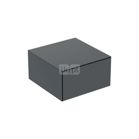 Geberit ONE Szafka boczna, B45cm, H24.5cm, T47cm, z jedną szufladą, czarny, mat