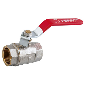 Zawór kulowy FERRO Normal 2 1/2'' x 2 1/2'' GW, uchwyt: dźwignia