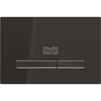 Przycisk uruchamiający Geberit Sigma50, przedni, czarny, przyciski: czarny chrom