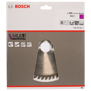 Tarcza pilarska Multi Material PIŁA TARCZ.-H MULTI 190X2.4X30Z54