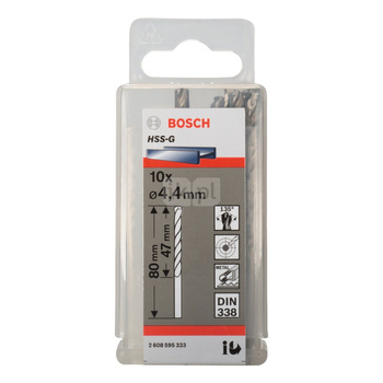 WIERTŁO STAND. HSS-G 135 '4,4/47MM