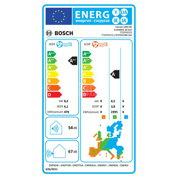 Klimatyzacja, jednostka zewnętrzna BOSCH TERMOTECHNIKA Climate 5002 8.2 kW