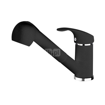 Deante Pepe Bateria zlewozmywakowa stojąca z wyciąganą wylewką - grafitowa