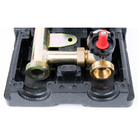 Grupa pompowa AFRISO PrimoTherm K 180-2 DN 25 AP 3-WM-R GZ x GW 1 1/2'' x 1'', z zaworem mieszającym, z izolacją, z pompą obiegową