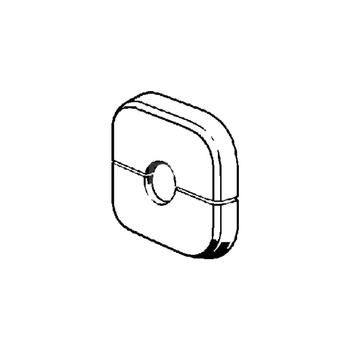 Rozeta VIEGA 1079.5 do rury 15 - 15 mm, wysokość: 10 mm, tworzywo sztuczne, kolor: biały (9010)