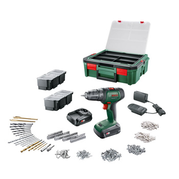 Bosch wiertarko-wkrętarka akumulatorowa UniversalDrill 18V 2x1,5Ah + SystemBox