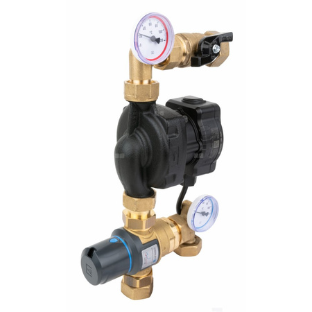 Moduł mieszający BTU 502 AP do ogrzewania podłogowego z zaworem ATM 761, pompa AFRISO APH 15-7/130