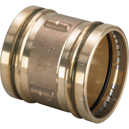 Mufa VIEGA 22155LF, brąz / brąz, 76,1 mm (mz x mz)