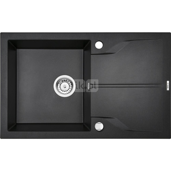 Deante Andante Flush Zlewozmywak 1-komorowy z ociekaczem - grafit metalik