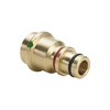 Adapter VIEGA 2233.5 Jednoczęściowy, brąz / brąz, 22 mm (zw x w) z uszczelką