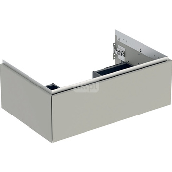 Szafka pod umywalkę GEBERIT ONE, 1 szuflady, kolor greige szer.74mm wys. 26.6mm