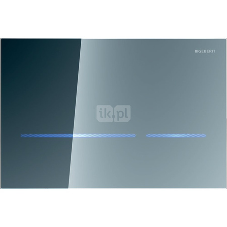 Elektroniczny zestaw uruchamiający WC Geberit, Sigma80, 8cm(2016), szkło lustrzane
