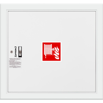 Hydrant DN25 FIT wnękowy, wąż 20m, zamek patent, RAL 9003