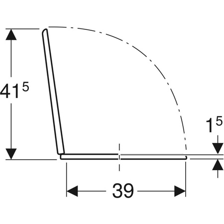 Deska sedesowa Geberit Bambini dla dzieci, czerwona