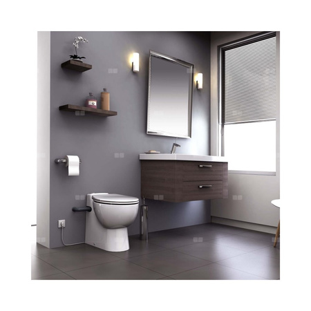 SANICOMPACT PRO - Rozdrabniacz w misce WC (ECO, Umywalka)