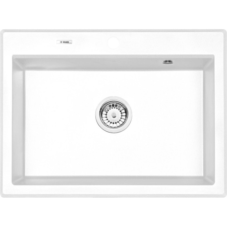 Deante Eridan Zlewozmywak granitowy 1-komorowy bez ociekacza - alabaster