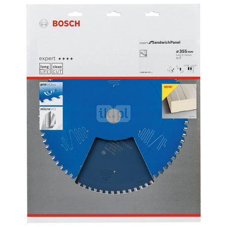 Tarcza pilarska Expert for Sandwich Panel TARCZA PILARSKA EX SH H 355x30-80