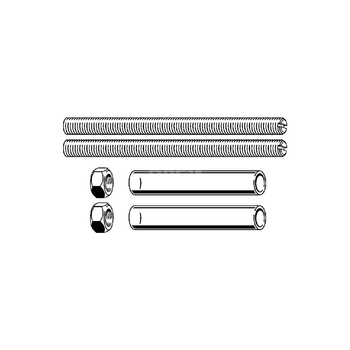 Zestaw montażowy VIEGA 831066 do podwieszanej miski WC stal