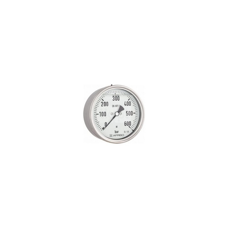 Manometr z rurką Bourdona AFRISO RF glicerynowy -1/3 bar ekscentryczne G1/2B fi 160 mm, kl. 1,0%