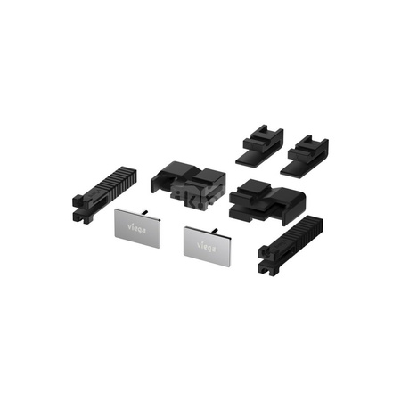 Zestaw wyposażeniowy, stal nierdzewna / biały do odpływów prysznicowych VIEGA 4967.86